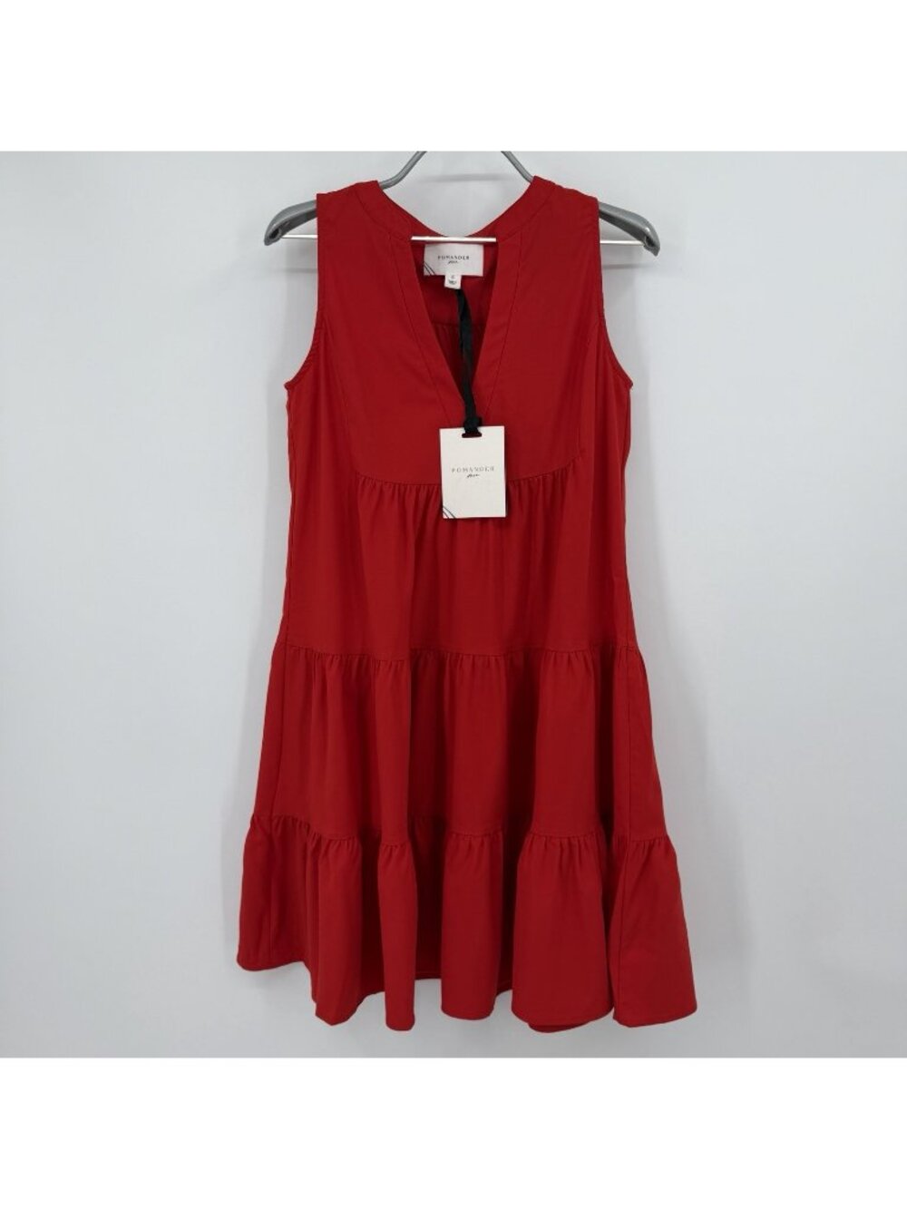 Pomander Place by Tuckernuck Red Sleeveless Crepe Kenzo Mini Dress sz S NWT